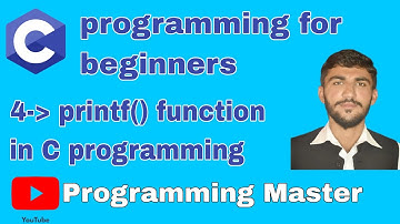printf() function in C  programming | C programming Tutorial 4 #cprogramming #programmingtutorial