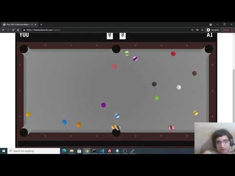 Google Adsense Online 8 Ball Pool Billiards Game in Javascript Earn Money Using Display Ads