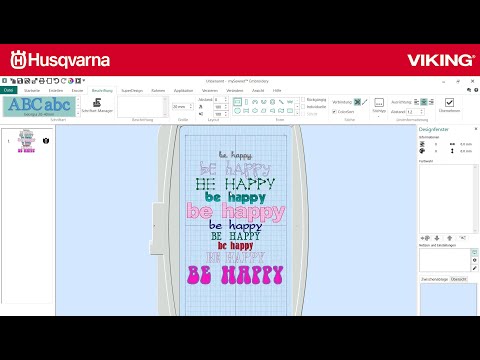 Video: Grundlagen der digitalen Sticksoftware von Sewart - Gunook Video: Grundlagen der digitalen Sticksoftware von Sewart - Gunook