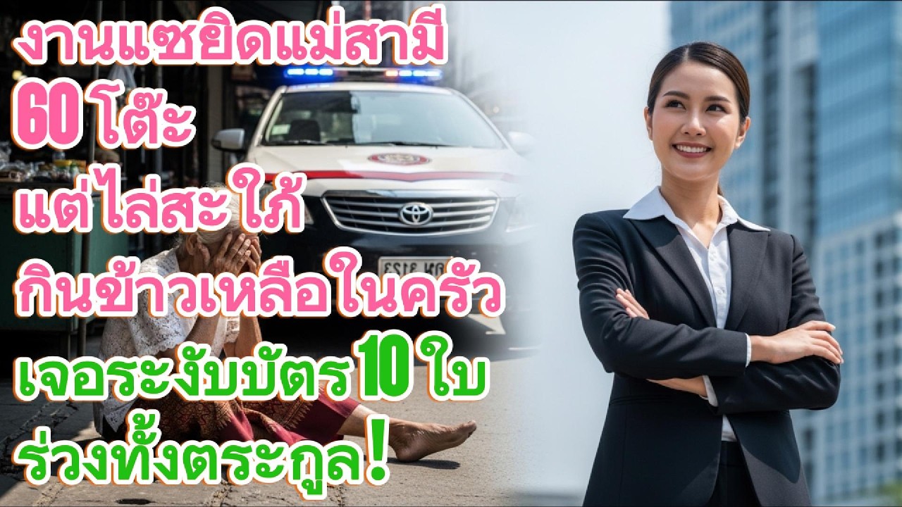 งานแซยิดแม่สามี 60 โต๊ะ แต่ไล่สะใภ้กินข้าวเหลือในครัว เจอระงับบัตร 10 ใบ ร่วงทั้งตระกูล!