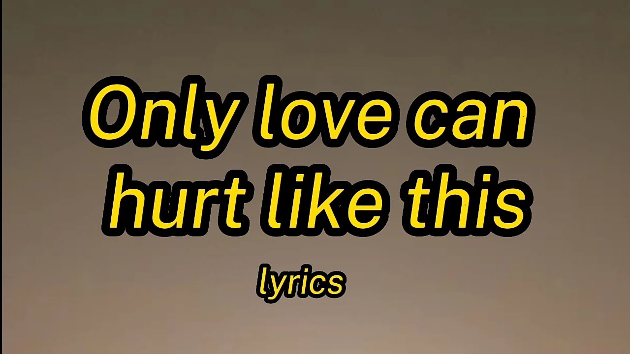 Only Love Can Hurt Like This Lyrics Deutsch Paloma Faith - Only love can hurt like this (Lyrics) - YouTube