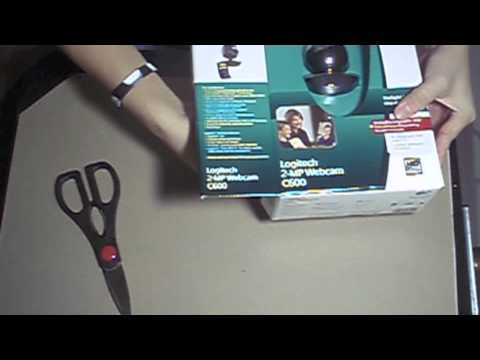 Logitech C600 2MP Webcam Unboxing