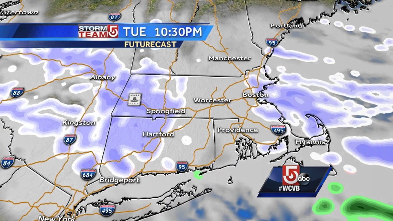 Video: Snow arriving for Tuesday evening commute - YouTube