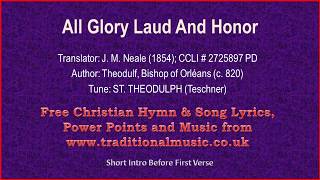 All Glory Laud And Honor(violin) - Lyrics &amp; Music