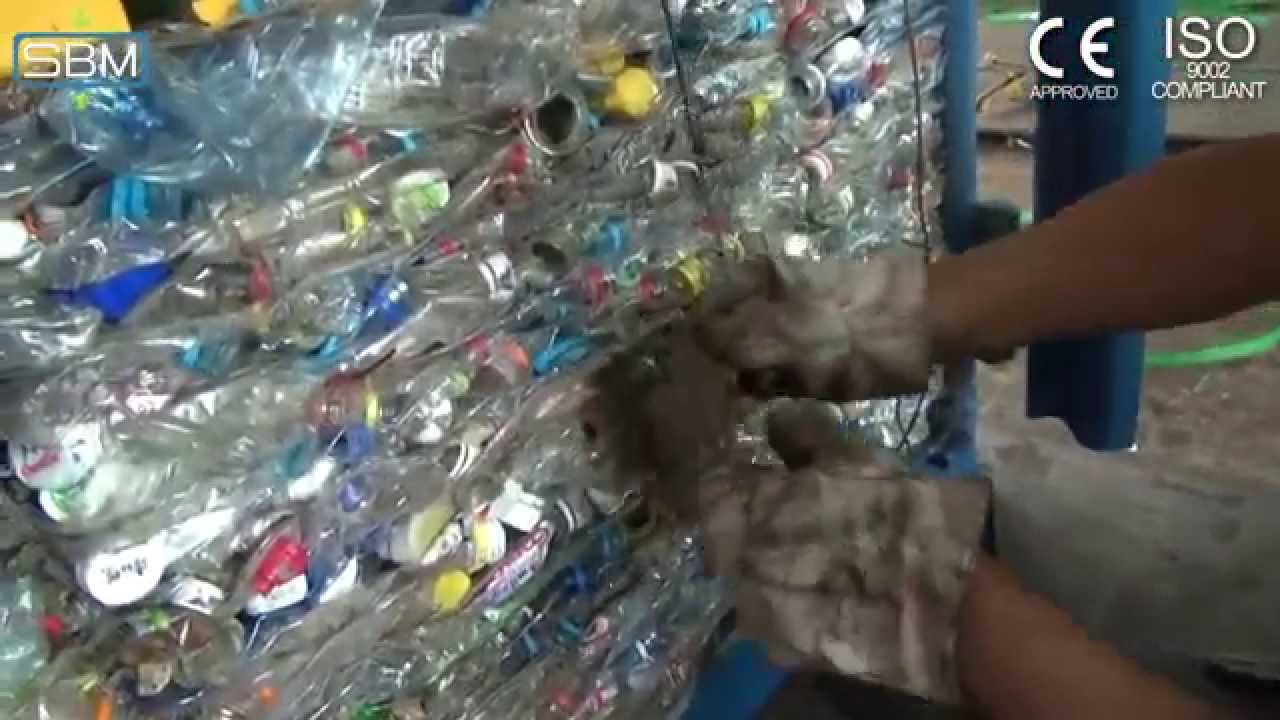 SINOBALER - PET bottle baler, plastic baler, can baler, HDPE baling machine