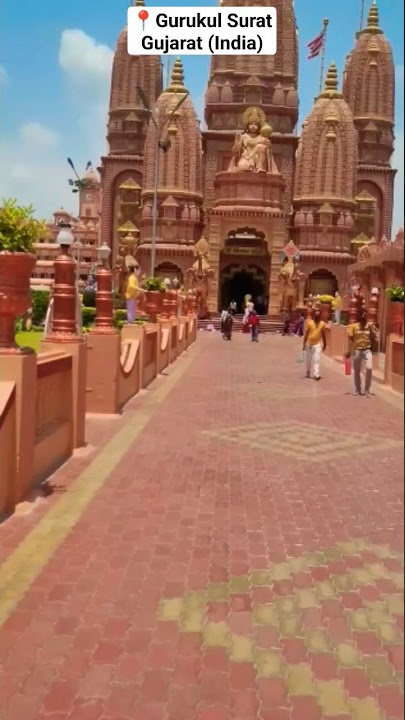 gurukul swaminarayan temple surat gujarat india open time 10 am to 6pm #trending #travelvlog #temple
