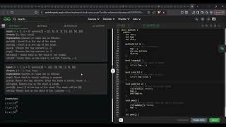 Implement Stack using Array | GFG Solution in C++ | Stack Operations Explained | DSA Medium Problem