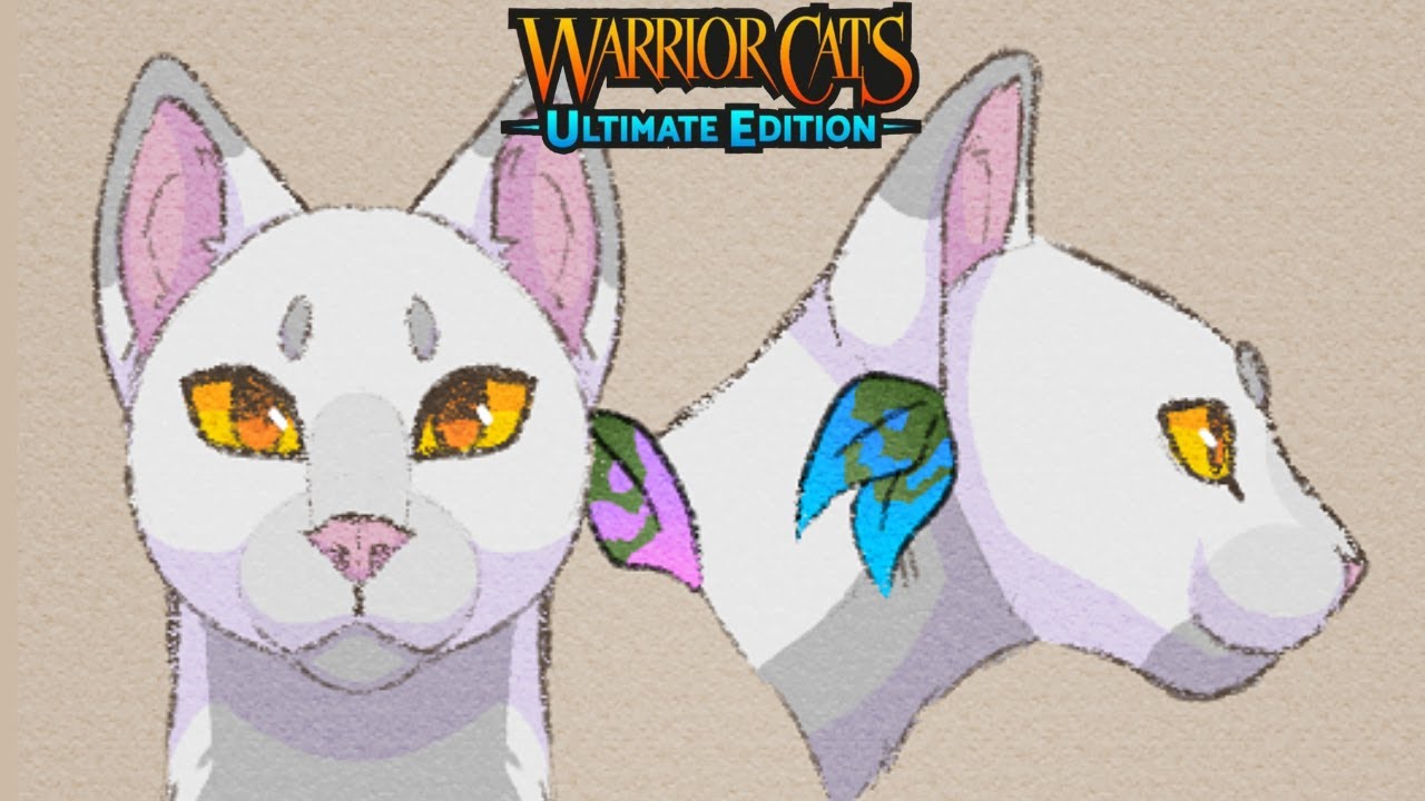 Warrior Cats Ultimate Edition Ideas Painted leaves ear accessory YouTube