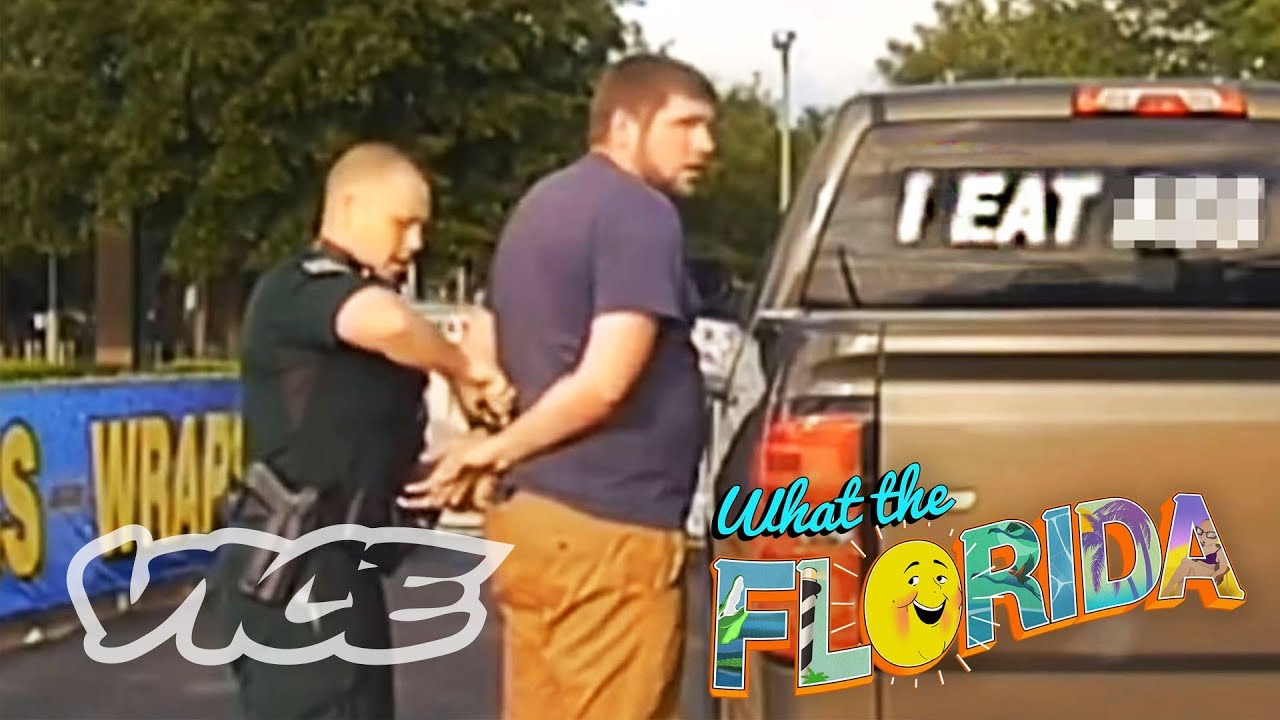 Getting Arrested for a Sticker on His Car | WTFLORIDA