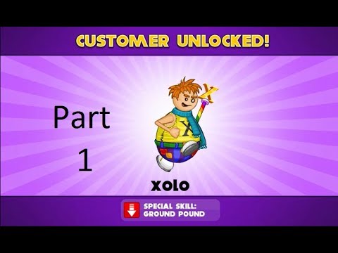 Papa Louie 3: When Sundaes Attack 100% Walkthrough - Level 9 & 10: Radley  Caverns & X Zone 