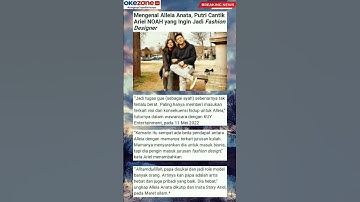 Alleia Anata Putri Cantik Ariel Noah #viral #artist #ariel #arielnoah #alleiaanata #design #news
