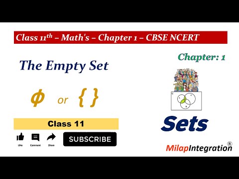 Empty Set Explained | Class 11 Maths | Null Set Basics & Examples