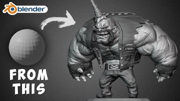 Master 3d Sculpting In Blender: A Step-by-step Character Creation Tutorial!