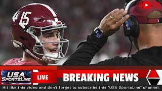 Alabama’s Turnover Meltdown vs Oklahoma  DeBoer’s Harsh Message to Ty Simpson  । USA SportsLine