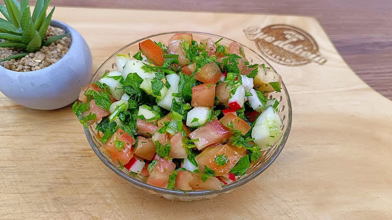 The best salad to accompany meats, healthy and delicious 😋🍽️