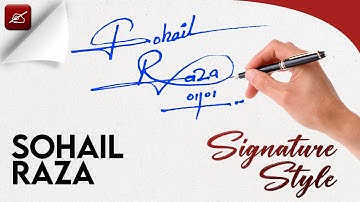 New Signature in 60 Seconds? 3 Styles to Try! | Sohail Raza Signature Request Done