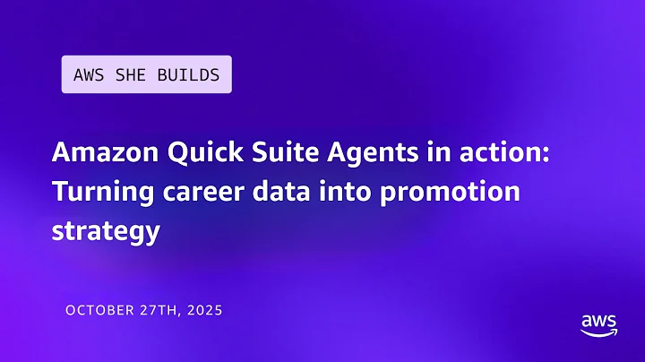 Amazon Quick Suite Agents in action - Turning career data into promotion strategy