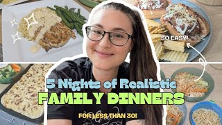 Simple BUDGET Family Meals To Make This Week!