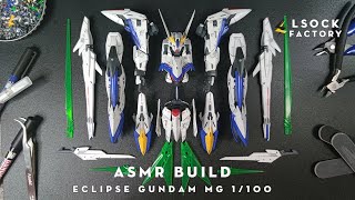 ECLIPSE GUNDAM MG 1/100 | BANDAI | ASMR BUILD | BEAT BUILD GUNPLA | 4K