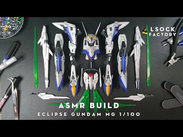 ECLIPSE GUNDAM MG 1/100 | BANDAI | ASMR BUILD | BEAT BUILD GUNPLA | 4K class=