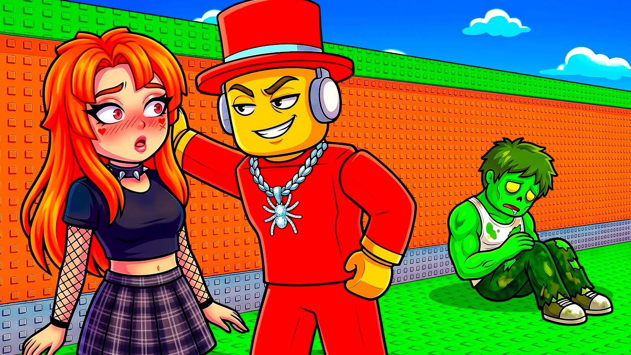 I Became An E-GIRL To Survive ZOMBIE ARENA!