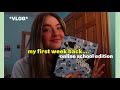 first week back at school / drive with me + other fun stuff *vlog*