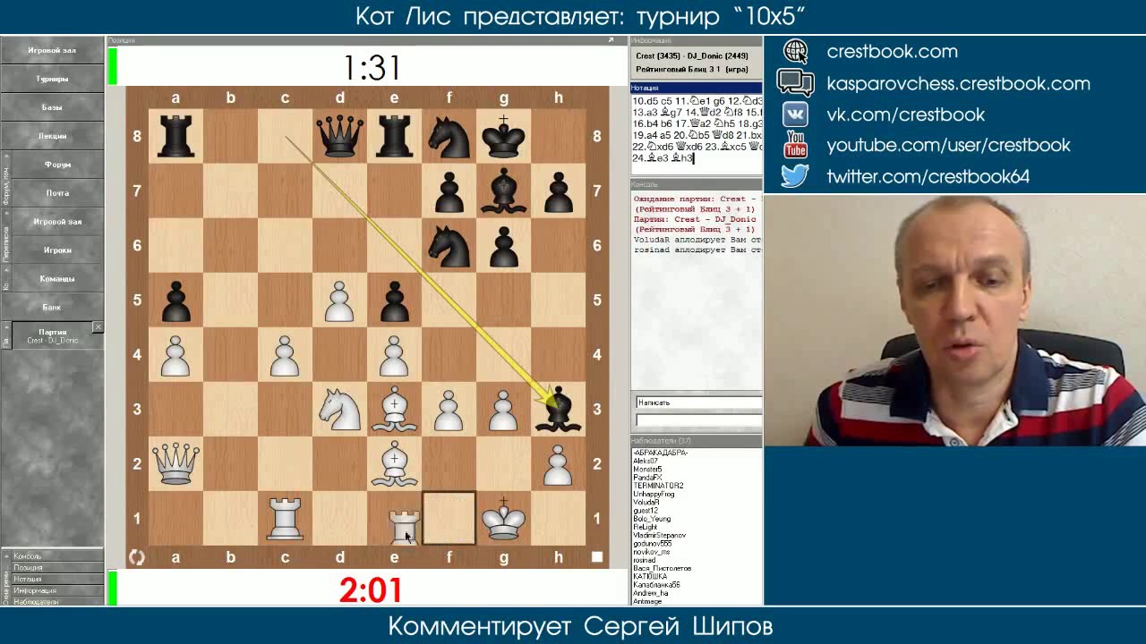 Шахматы турниры шипов. Каспаров о Сергее шипове.