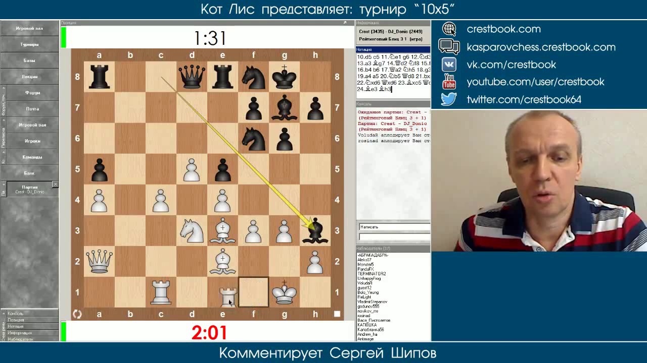 Шахматы претендентов шипов. Каспаров о Сергее шипове.