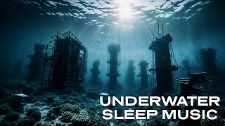 Relaxing underwater Sci Fi ambient music for sleep + Rain ambience [S17:P7]