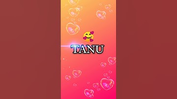 TANU name ke video #status status #shots