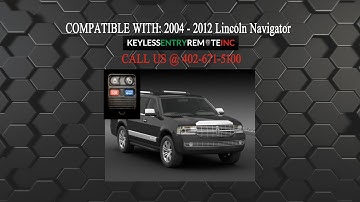 How To Replace Lincoln Navigator Key Fob Battery 2004 2012