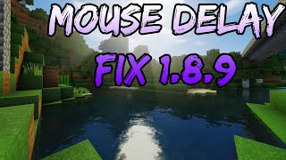 Mouse Delay Fix Mod 1.8.9