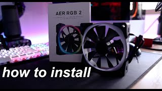 Установка новых вентиляторов | НЗХТ | Вентиляторы Aer RGB 2 | Обзор