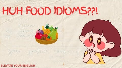 4 food idioms🍰| Food idioms in english 
