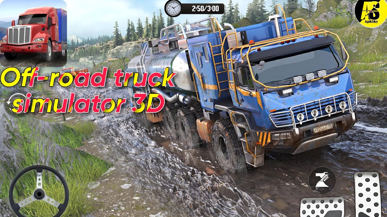 Offroad truck simulator 3D 4×4 android game Euro truck simulator