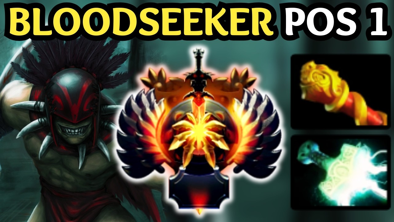 🔥 8000 MMR BLOODSEEKER Carry META — Speed & Damage Monster | Dota 2 Gameplay 🔥