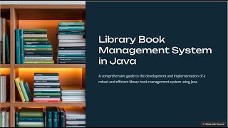 Library book Mangement System in Java
