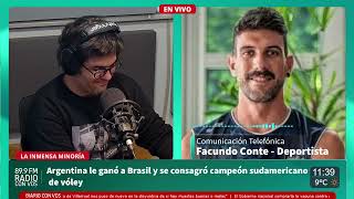 Argentina le ganó a Brasil y se consagró campeón sudamericano de vóley