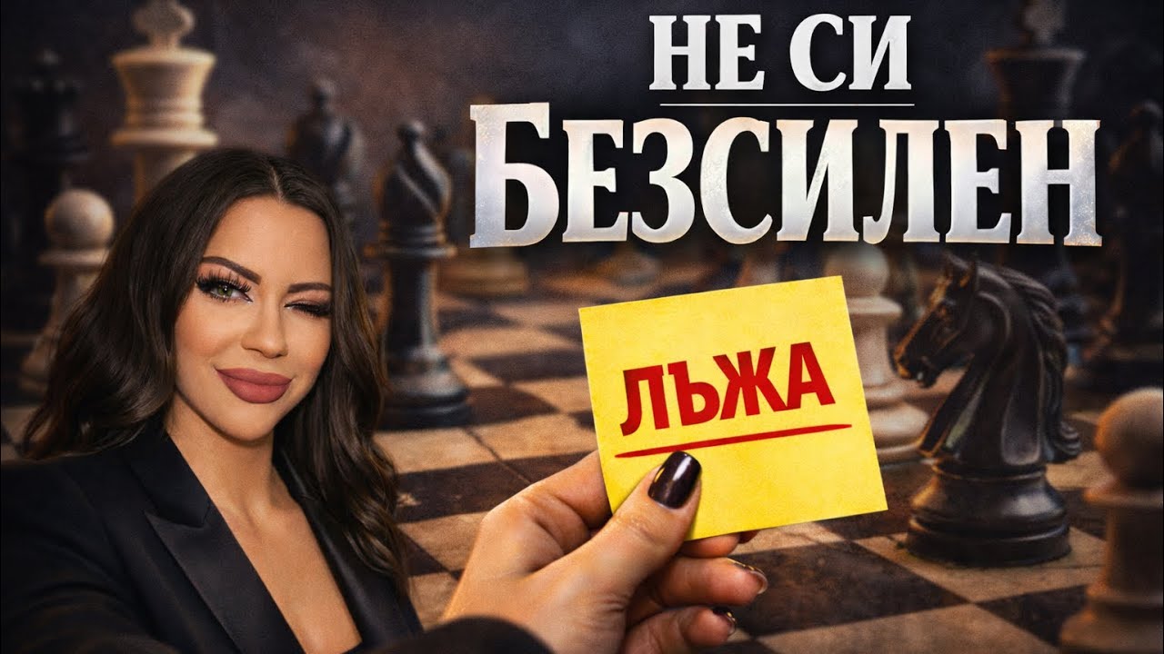 Нищо не зависи от теб? ЛЪЖА! Ето какво държиш в ръцете си.