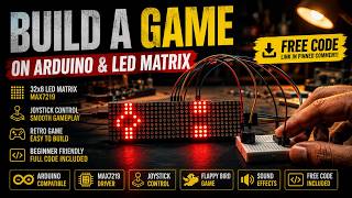 Arduino Flappy Bird Game on 32x8 LED Matrix (MAX7219) | Easy DIY Project