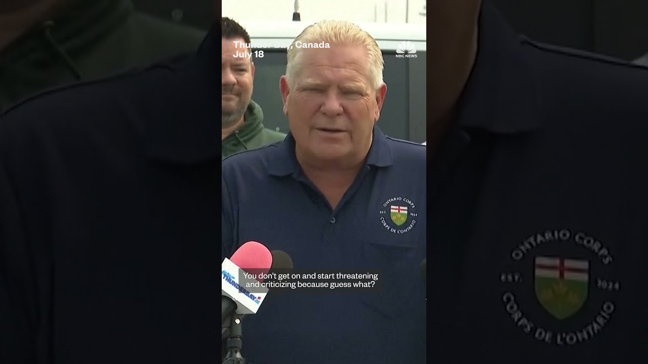 Ontario premier responds to criticism over wildfires