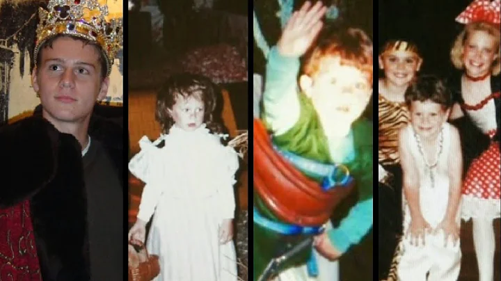 Baby Groff dressed as Mary Poppins, Dorothy, Peter...