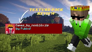 I Found The Best Texture Pack By Games by NOOB. | Texture Pack Review BY NotAvi Playz