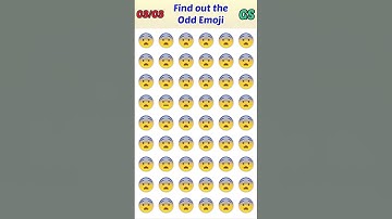Find the Odd Emoji Out | Shorts 02 | Emoji Puzzle Quiz | Spot the difference | How Good Are Your Eye