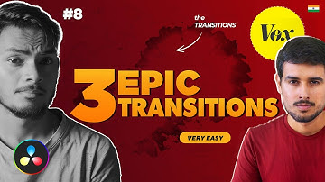 3 EPIC REVEALING TRANSITIONS like VOX, Nitish Rajput and Dhruv Rathee in DaVinci Resolve 19 | Ep08