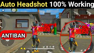 free fire auto 🎯headshot Config file || use✔️ main id antiban 100% working app screenshot 3