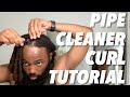 How to do Pipe Cleaner Curls on Locs || Loc Talk