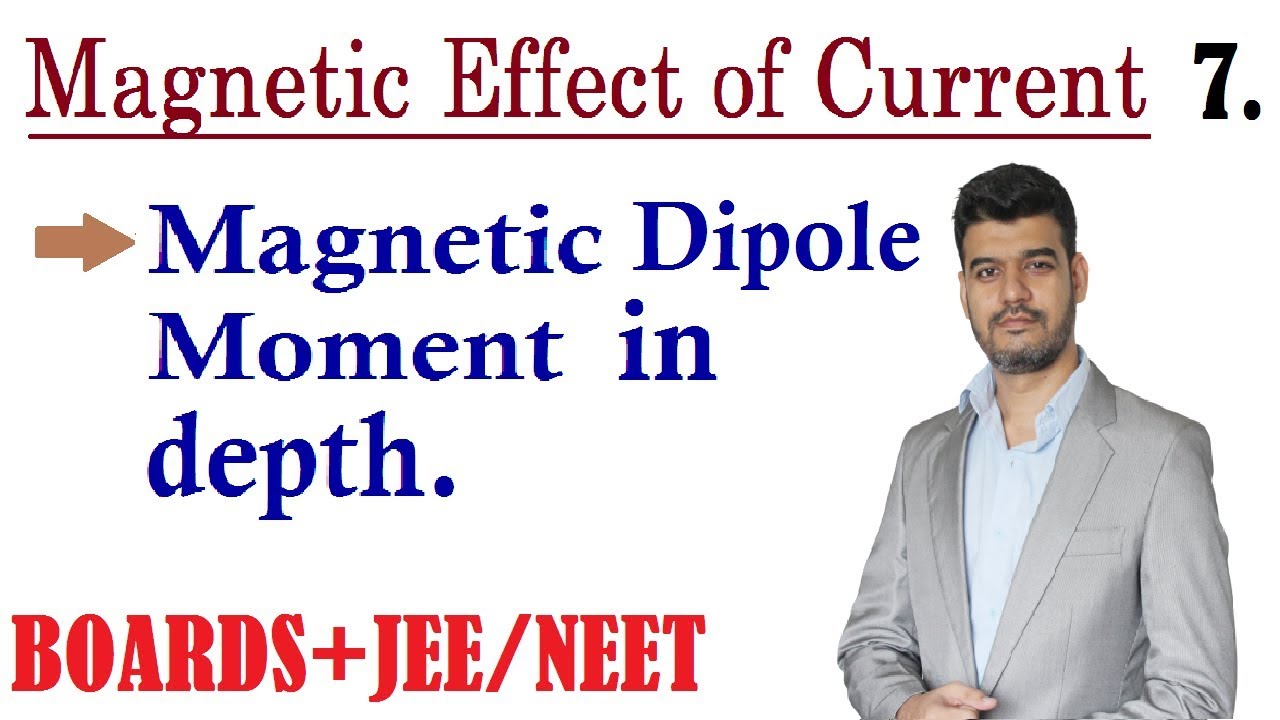Magnetic Dipole Moment detail explanation | Magnetic Effect of Current ...