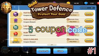 Gold tower defense m 5 coupon codes| #1| #goldtowerdefense  screenshot 5