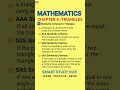 Triangle Similarity in Just 30 Seconds! 😱 | AAA, SSS &amp; SAS Explained | Class 10 Maths Shorts 📐✨"